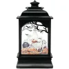 5 Inch Graveyard Skeleton Lantern With Candle| Outlet