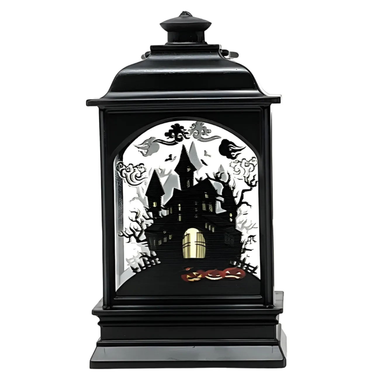 5 Inch Haunted House Lantern With Candle| New