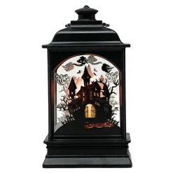 5 Inch Haunted House Lantern With Candle| New