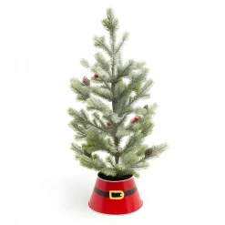 24 inch Holiday Pine Tree with Metal Collar| Outlet