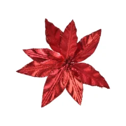 8 Leaf Red Poinsettia Pick| New