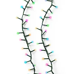 500 LED Compact Soft Multi Color Lights Green Wire - The Christmas Loft|Lumineo Sale