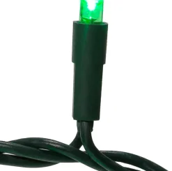 50 LED 5MM Green Lights Green Wire  | The Christmas Loft|Kurt Adler Best