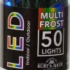 50 LED 5MM Multi-Color Frost Lights Green Wire  | The Christmas Loft|Kurt Adler Discount