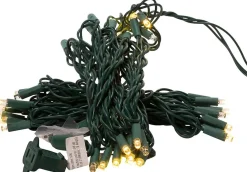 50 LED 5MM Warm White Twinkle Lights Green Wire  | The Christmas Loft|Kurt Adler Outlet