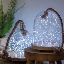 100 Micro LED Cool White Lights Silver Wire|Lumineo Outlet