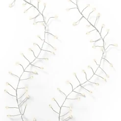 480 Micro-LED Compact Twinkle Lights Warm White on Silver Wire, 19.7 ft|Lumineo Online