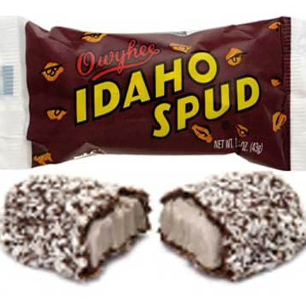 1.5 OZ Owyhee Idaho Spud Chocolate Candy Bar| Hot