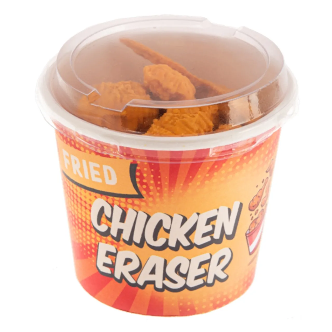 8 Piece Fried Chicken Erasers Bucket| Hot