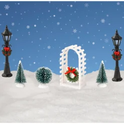 6 Piece Village Accessory Set| Hot