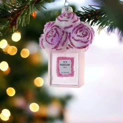 A Lovely Little Bouquet Perfume Bottle Ornament|