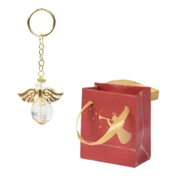 Acrylic Angel Keychain in Red Bag| Best