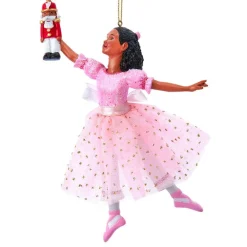 African American Clara Ballerina Ornament|Kurt Adler Outlet