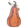 30" Antique Orange Painted Pumpkin Figurine| Hot