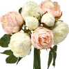 13" Artificial Blush Peony flower with Buds in a Bundle| Clearance