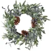 22" Blueberry Eucalyptus Cedar/Pine Wreath| Sale