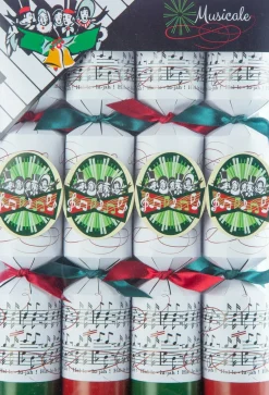 12" 8ct Musicale Christmas Crackers| Hot