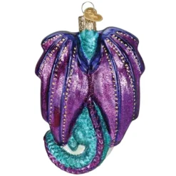 4.75" Fantasy Dragon Glass Ornament,|Old World Glass Sale