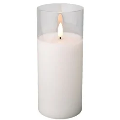 7" Flameless Warm White Pillar Candle|