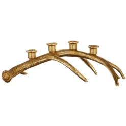 16.5" Gold Antler Candelabra|