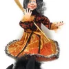 24" Sitting Witch Wearing An Orange Hat| Sale