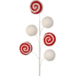 29" Sparkle Candy Swirl Snowball Spray| Sale