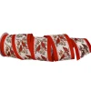 4" x 10Y Red &amp; Black Cardinals Ribbon| Outlet