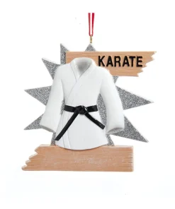 "Karate" Ornament For Personalization|Kurt Adler Sale