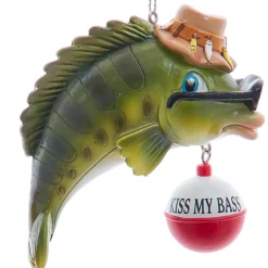 "Kiss My Bass" Bass Ornament|Kurt Adler Best