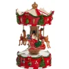 Animated Musical Santas Sleigh Carousel| Discount