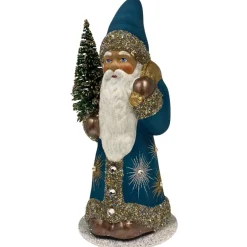 Aqua Stars Santa Candy Container| Clearance