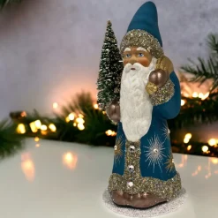 Aqua Stars Santa Candy Container| Clearance