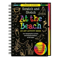 At the Beach Scratch & Sketch Art Activity Book| Online