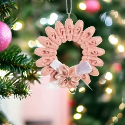 Ballet Shoe Pink Wreath Ornament| Sale