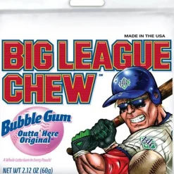 Big League Chew, Outta' Here Original Bubble Gum, 2.12 Ounce Pouch| Discount