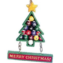Billiards in A Christmas Tree Themed Rack Ornament|Kurt Adler Discount