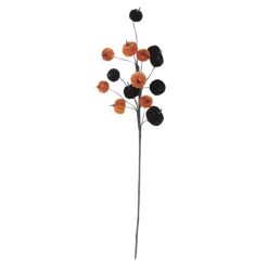 Black And Orange Velvet Pumpkin Stem| Sale