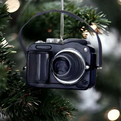Black Digital Camera Ornament, 3.5in Resin, A1531|Kurt Adler Online