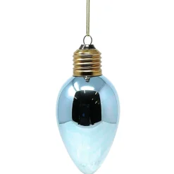 Blue Light Bulb Ornament| Clearance