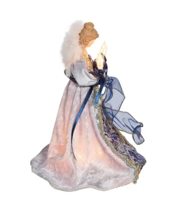 Blue With Gold Trim Angel Treetop|Kurt Adler Online