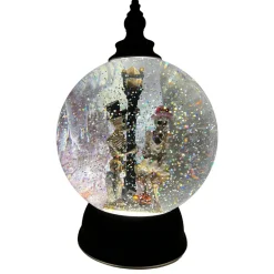 B/O Lighted Skeleton Halloween Spinning Water Globe| Hot