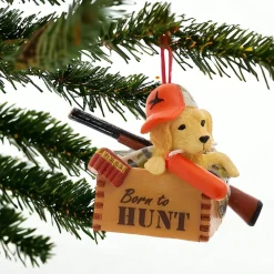 Born to Hunt Puppy Ornament|Kurt Adler Hot