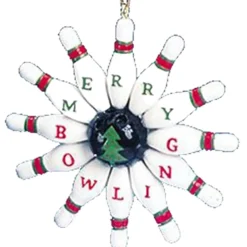 Bowling Pins Ornament|Kurt Adler Clearance