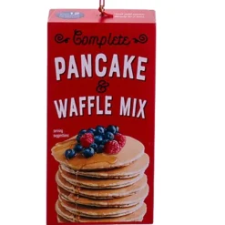 Box of Pancake &amp; Waffle Mix Ornament|Kurt Adler Hot