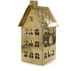 Brass Snowflake Tea Light House|Cody Foster & Co. Discount