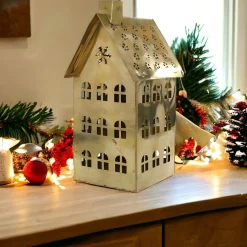 Brass Snowflake Tea Light House|Cody Foster & Co. Discount