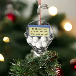 Bucket Golf Balls No Golf in Heaven Ornament| Best