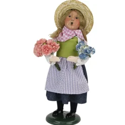 Girl With Flowers Caroler|Byers Choice New