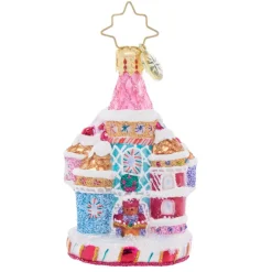 Candy Cane Castle Gem Ornament|Christopher Radko Sale