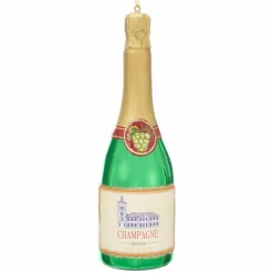 Champagne Bottle Glass Ornament|Kurt Adler